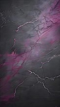 Marble textured magenta and dark grey chalkboard as illustration background, AI generated