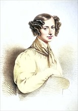 Aloisia Passini, nee Forstner. Swaughter of the artist Josef Kriehuber, Historical, digitally