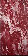 Marble textured red chalkboard as illustration background, AI generated