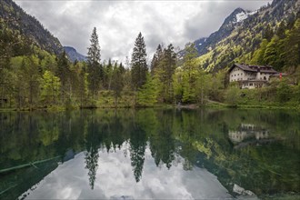 Christlessee, near Gottenried, Trettachtal, Oberstdorf, Oberallgaeu, Allgaeu, Bavaria, Germany,