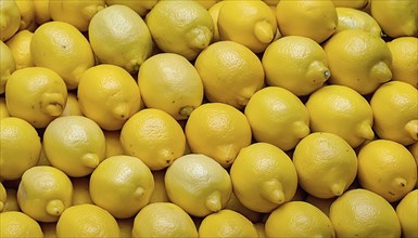 Many ripe lemons AI generated, AI generated