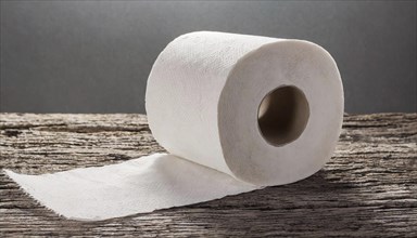 Symbol photo, a roll of toilet paper, AI generated, AI generated