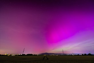 After several solar storms (solar flares), so-called auroras can be seen in the sky throughout
