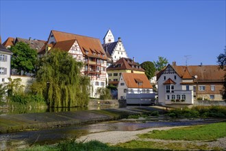 Danube in Riedlingen, Swabian Alb, Upper Danube, Upper Swabia, Swabia, Baden-Wuerttemberg, Germany,