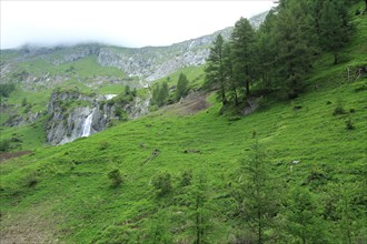 Umbaltal, Umbal Falls, Hohe Tauern National Park, East Tyrol, Austria, Europe
