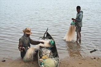 Fishermen, Mananjary, Madagascar, Africa
