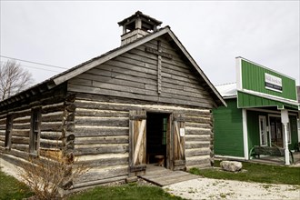 Fort Dodge, Iowa, The Prairie Chapel at the Fort Museum and Frontier Village. Operated by the Fort