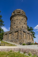 Winery at the Goldener Wagen. The Bismarck Tower in Radebeul, also known as the Bismarck Column, is