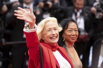Cannes, France, 14 May 2024: Brigitte Fossey during the opening of the 77th Cannes International