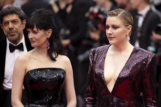 Cannes, France, 14 May 2024: Eva Green and Greta Gerwig during the opening of the 77th Cannes