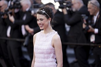 Cannes, France, 17.5.2024: Margaret Qualley at the premiere of Kinds of Kindness on the red carpet