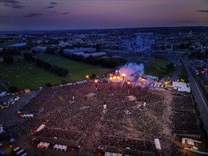 4th Rammstein Concert 2024 in Dresden, Dresden, Saxony, Germany, Europe
