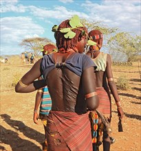 South Ethiopia, Omo region, among the Hamar tribe, Hamer, Hamma, Hammer, Amar or Amer, meeting for