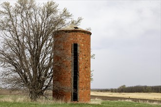 Barnum, Iowa, An old, empty silo in northwest Iowa