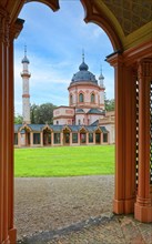 Garden Mosque by Nicolas de Pigage, Schwetzingen Palace Gardens, Schwetzingen, Baden-Wuerttemberg,