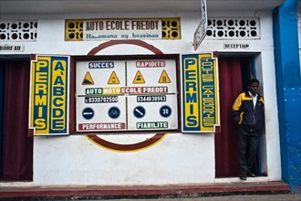 Driving school, Fianarantsoa, Madagascar, Africa