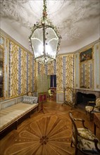 Cabinet of Electress Elisabeth Auguste, Schwetzingen Palace, interior view, Schwetzingen,