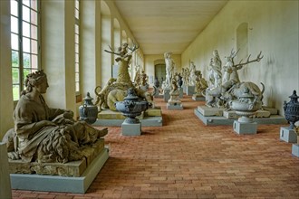 Lapidarium in the Orangery, Schwetzingen Palace and Palace Gardens, Schwetzingen,