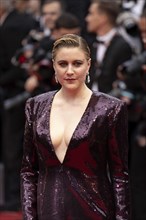 Cannes, France, 14 May 2024: Greta Gerwig during the opening of the 77th Cannes International Film