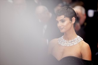 Cannes, France, 14 May 2024: Taylor Marie Hill during the opening of the 77th Cannes International