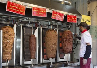 Kebab snack bar in Tehran on 06/04/2015, Tehran, Iran, Asia