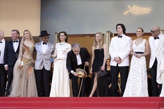 Cannes, France, 16.5.2024: Jon Voight, D. B. Sweeney, Grace VanderWaal, Giancarlo Esposito, Aubrey
