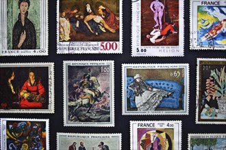 Post stamps from France