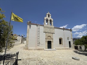Christian Greek Orthodox Church Isodia tis Theotokou in Vori Village church with double apse, Vori,