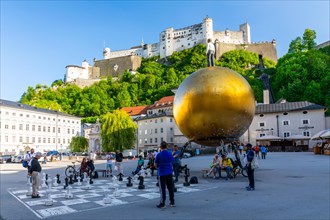 Goldene Kugel, Hohensalzburg Fortress, City of Salzburg, Province of Salzburg, Austria, Europe