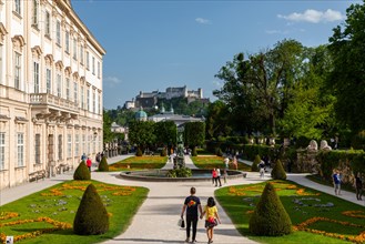 Mirabell Gardens, Hohensalzburg Fortress, Salzburg Cathedral, City of Salzburg, Province of