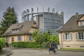 European Parliament, Place de Glycines, Strasbourg, Departement Bas-Rhin, France, Europe
