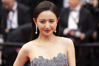 Cannes, France, 14 May 2024: Tong Liya during the opening of the 77th Cannes International Film