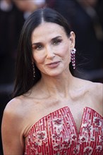 Cannes, France, 17.5.2024: Demi Moore at the premiere of Kinds of Kindness on the red carpet of the