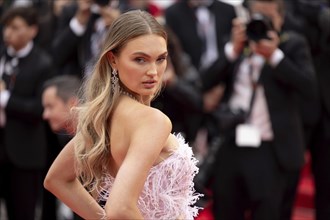 Cannes, France, 14 May 2024: Romee Strijd during the opening of the 77th Cannes International Film