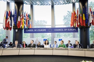 Working meeting of the foreign ministers of the Council of Europe in Strasbourg, 16 May 2024.
