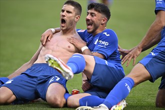 Goal celebration Andrej Kramaric TSG 1899 Hoffenheim (27) Upper body naked, jersey removed, Umut