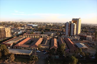 Northern Ethiopia, View over Addis Ababa, Skyline, Ethiopia, Africa