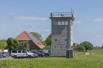 Former watchtower, Neu Bleckede, Bleckede, Lower Saxony, Germany, Europe