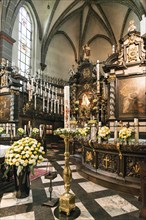 Interior view, candle chapel, place of pilgrimage, Kevelaer, Lower Rhine, North Rhine-Westphalia,