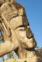 Reclining Buddha statue at Xieng Khuan Buddha Park, Vientiane, Laos, Asia