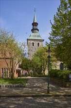 St Christopher's Church in Friedrichstadt, North Friesland district, Schleswig-Holstein, Germany,