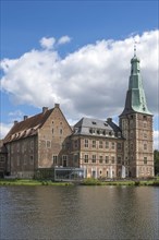 Historic moated castle, Renaissance Raesfeld Castle, Freiheit Raesfeld, Muensterland