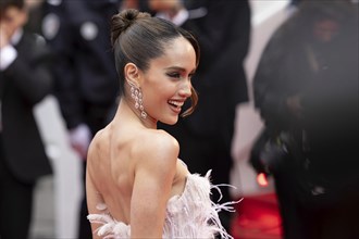 Cannes, France, 14 May 2024: Cinta Laura Kiehl during the opening of the 77th Cannes International