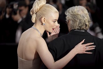 Cannes, France, 15.5.2024: Anya Taylor-Joy and George Miller (director) at the premiere of Furiosa: