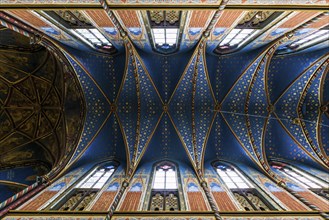 Interior view, Basilica of St Mary, Basilica of St Mary, place of pilgrimage, Kevelaer, Lower