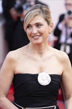 Cannes, France, 16.5.2024: Julie Gayet at the premiere of Megalopolis on the red carpet of the