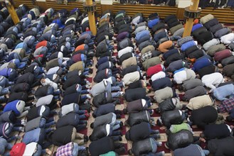 Muslims in Berlin gathered for prayer on 1 May 2015 at the Dar Assalam Mosque, Neukoelln Meeting