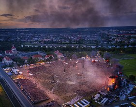 4th Rammstein Concert 2024 in Dresden, Dresden, Saxony, Germany, Europe
