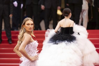 Cannes, France, 14 May 2024: Romee Strijd during the opening of the 77th Cannes International Film