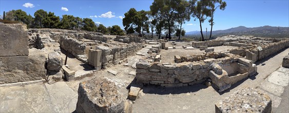 Panoramic view of eastern part of Princess Complex building with chambers of Princess In
